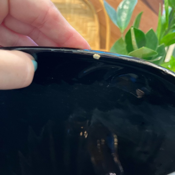 Vintage large black ceramic vase - Picture 3 of 7